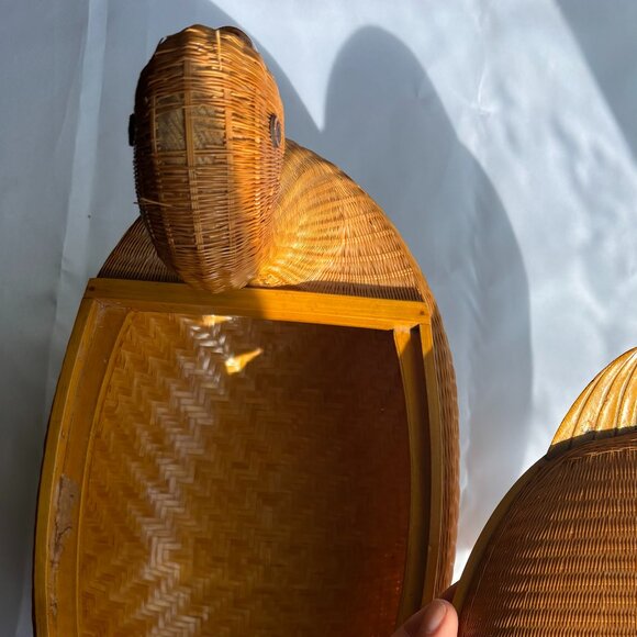 Vintage Wicker Duck Storage Basket - Picture 6 of 10